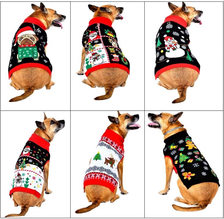 Pet Ugly Christmas Sweater for Dog, Cat Pullover