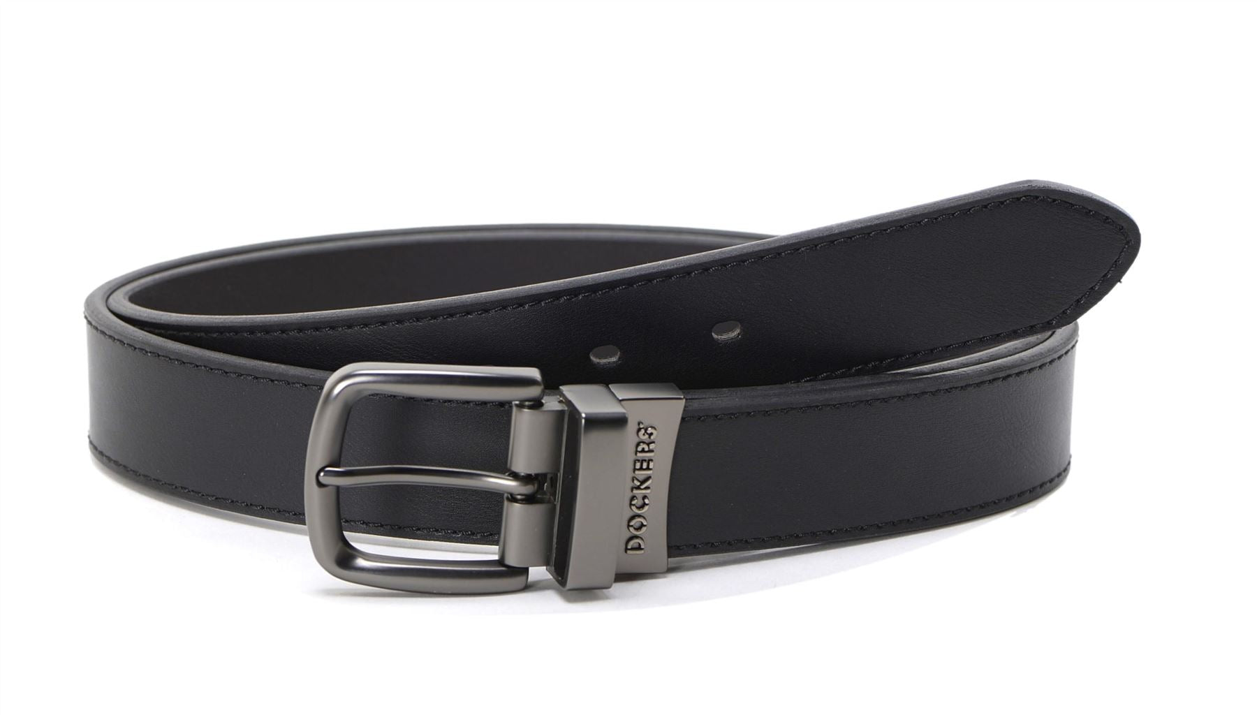 Dockers Men's 35MM Wide Reversible Dress Belt Black-Brown – socallook.com