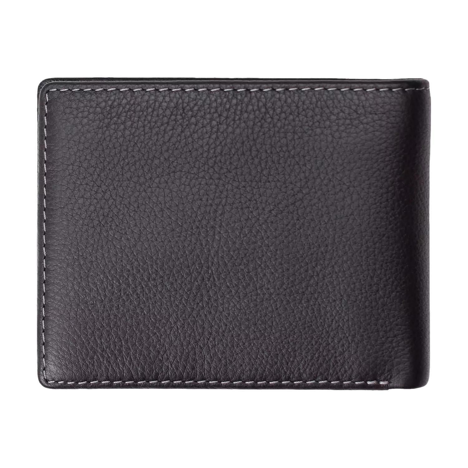 Levi's Men's RFID Bifold Leather Wallet Slim Classic Billfold