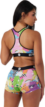 PSD Women's Care Bears Splash Sports Bra Multicolor