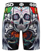 PSD Men's Skull Burst Boxer Briefs - Breathable and Supportive Underwear