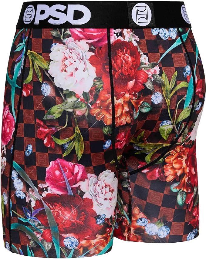 PSD Men's Wild Check Boxer Briefs Multi Color