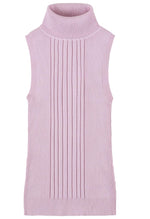 Socal Look Ribbed Women’s Sleeveless Turtleneck Top Y2K Cute