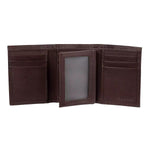Levi's Men's RFID Trifold Leather Wallet -Slim Classic Billfold