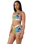 PSD Women Boy Shorts - RB Rainbow Full Coverage Stretch Underwear