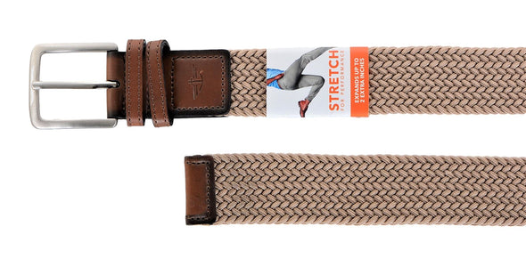 Dockers Men's 1.37 In (35MM) Stretch Fabric Braided Belt