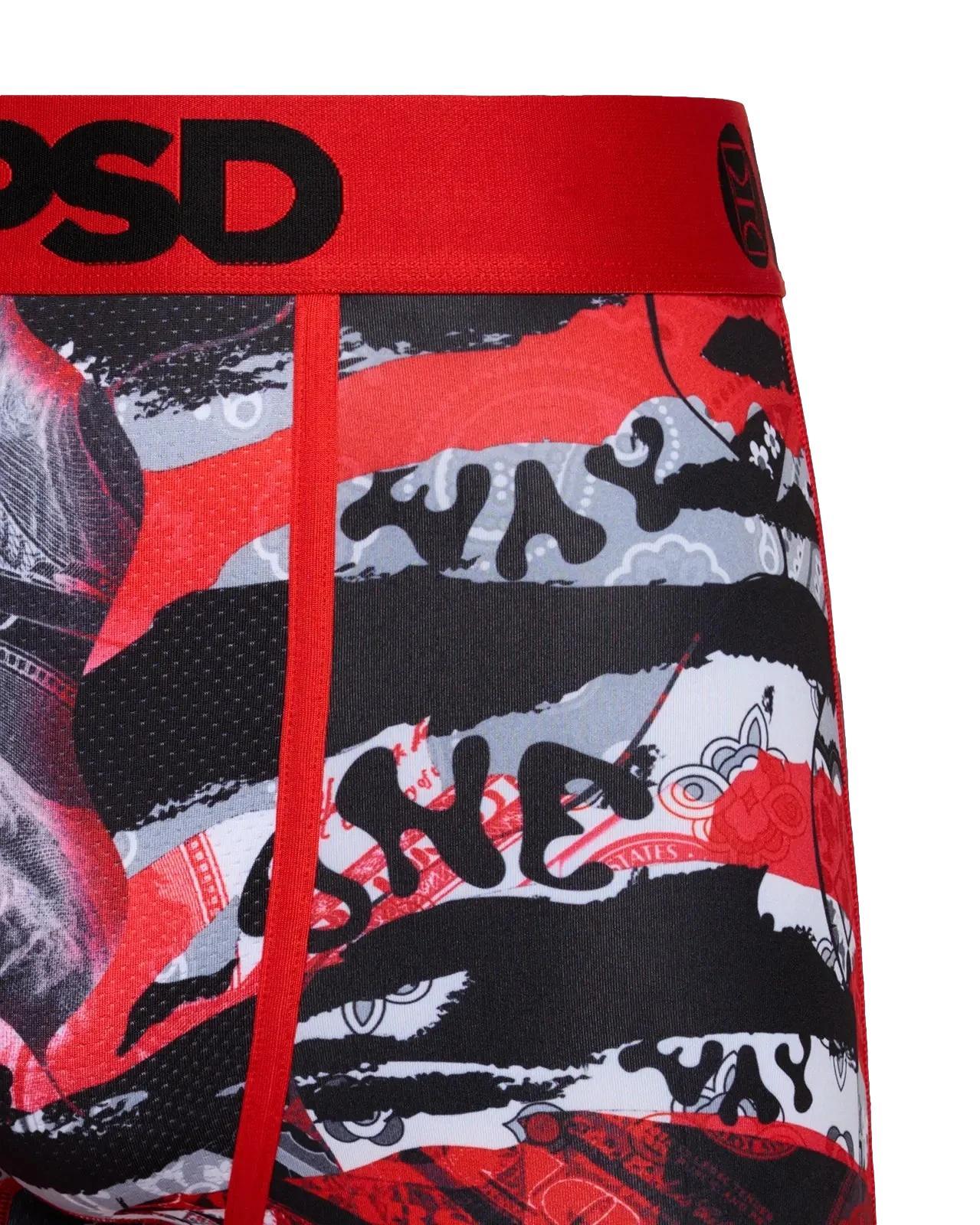 PSD Men's Money Thrash Boxer Briefs Multi Color