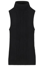 Socal Look Ribbed Women’s Sleeveless Turtleneck Top Y2K Cute