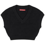 Socal Look Women's Sleeveless V-Neck Crop Top in Stretchable Viscose