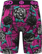PSD Men's Rose Noir Boxer Briefs - Breathable and Supportive Underwear