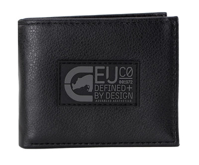 Ecko Unltd Rhino Men's Bifold Wallet with Key FOB Boxed Gift Set Black