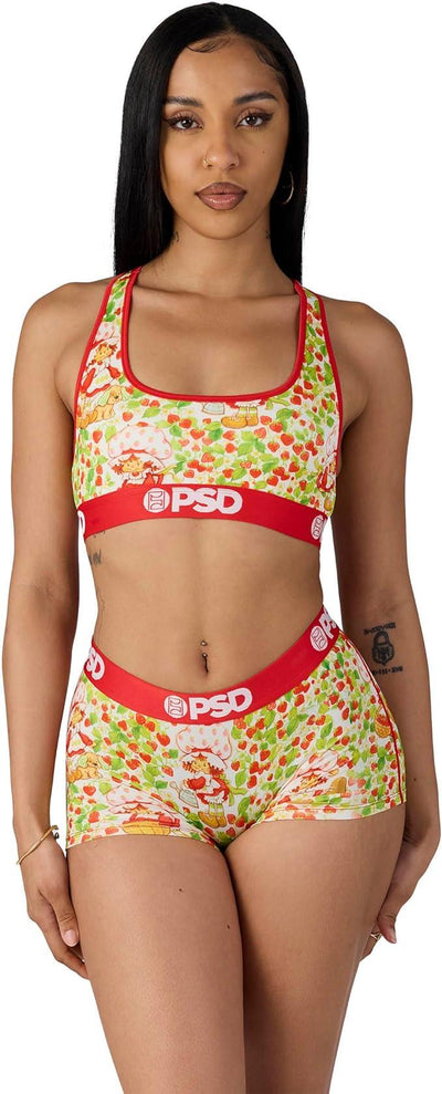 PSD Women Boy Shorts - SSC Berry Field Full Coverage Stretch Underwear