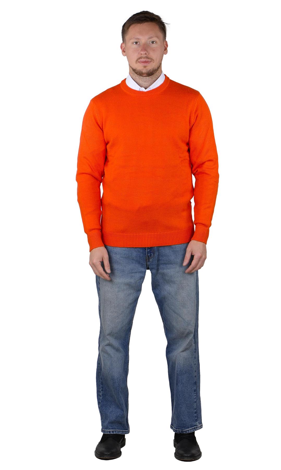 Socal Look Men's Sweater Crew Neck Long Sleeve Acrylic Pullover