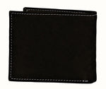 Timberland Men's Genuine Leather Bifold Passcase Wallet with Flip ID Pocket