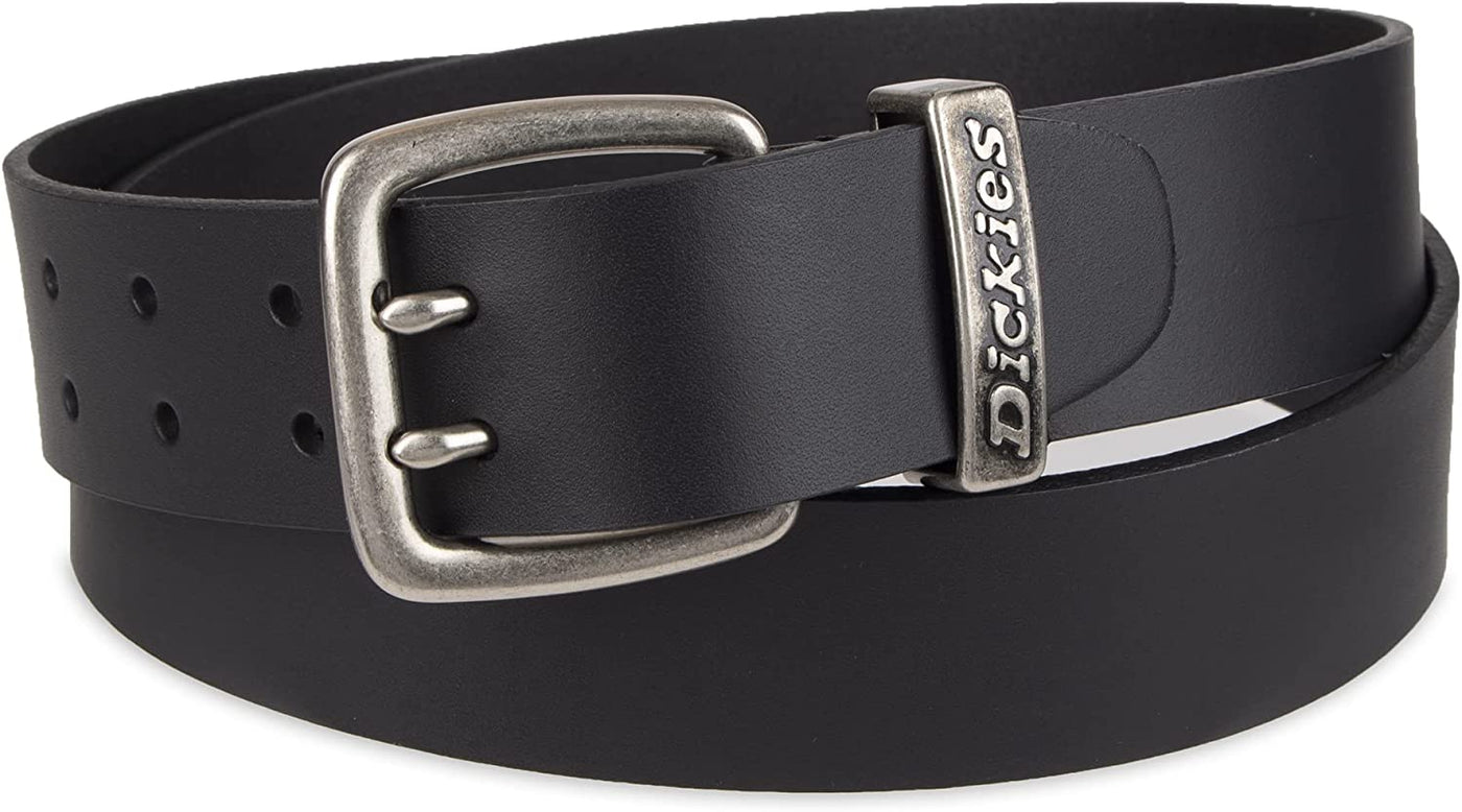 Dickies Leather Two Prong Casual Belt (Men Big & Tall) 