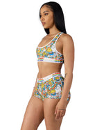 PSD Women Boy Shorts - RB Rainbow Twist Full Coverage Stretch Underwear
