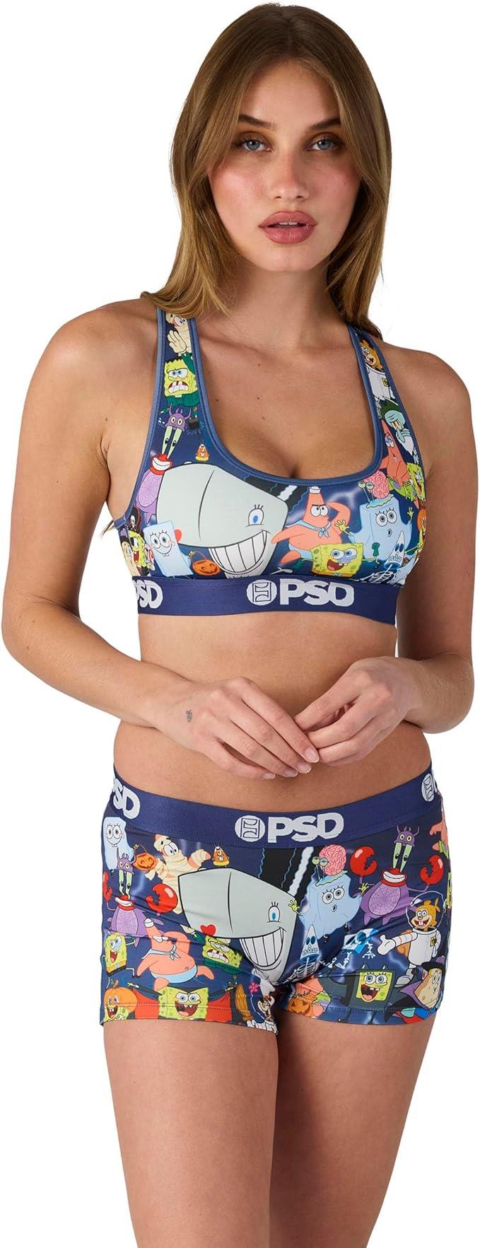 PSD Women Boy Shorts - Spongeboo Full Coverage Stretch Underwear