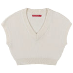 Socal Look Women's Sleeveless V-Neck Crop Top in Stretchable Viscose