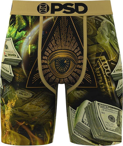 PSD Men's Golden Industry Boxer Briefs - Breathable and Supportive Underwear