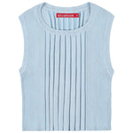 Socal Look Women's Sleeveless Crew Neck Sweater Top in Stretchable Viscose Blend