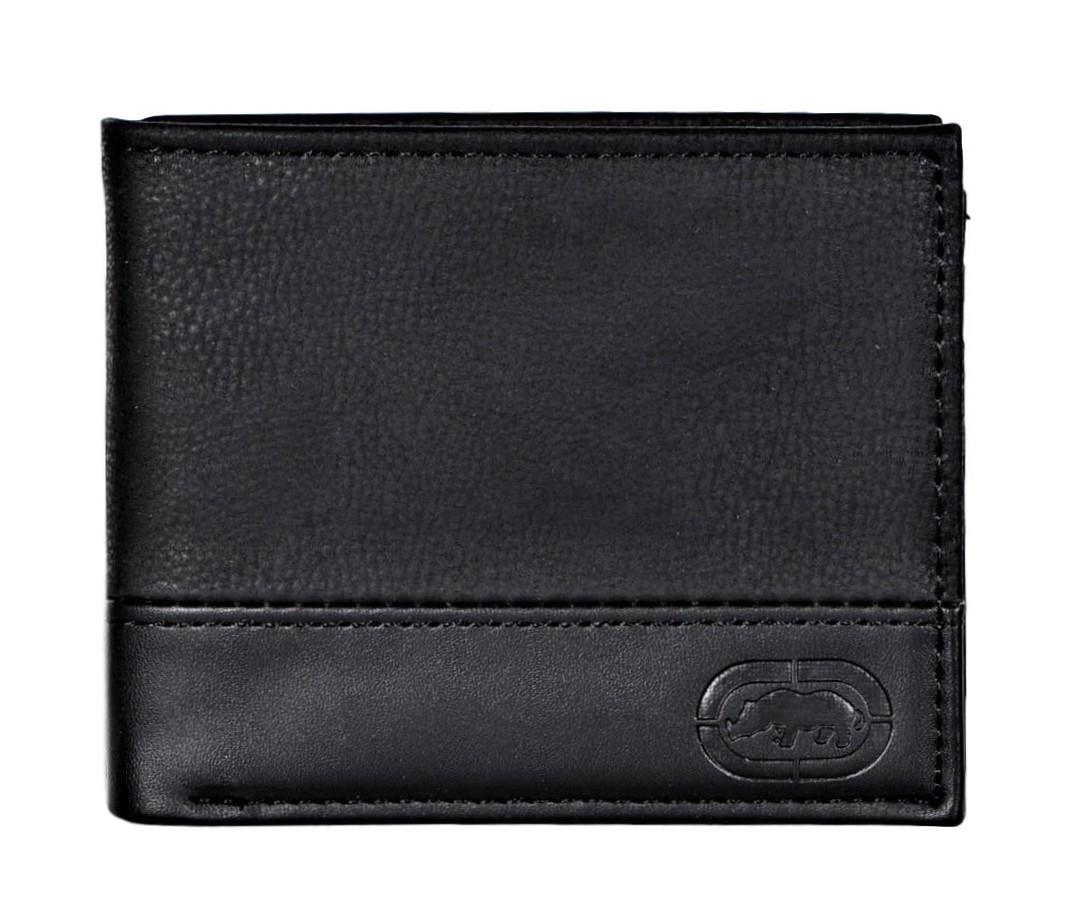 Ecko Unltd World Famous Rhino Men's Bifold Wallet Black