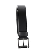 Marc Ecko Men's 1.5" Wide Black Casual Belt with Embossed Logo Buckle