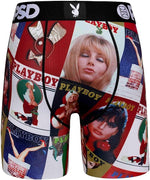 PSD Men's Playboy Xmas Covers Boxer Briefs Multi Color