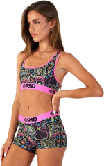 PSD Women's Neon Bffs Sports Bra Multicolor