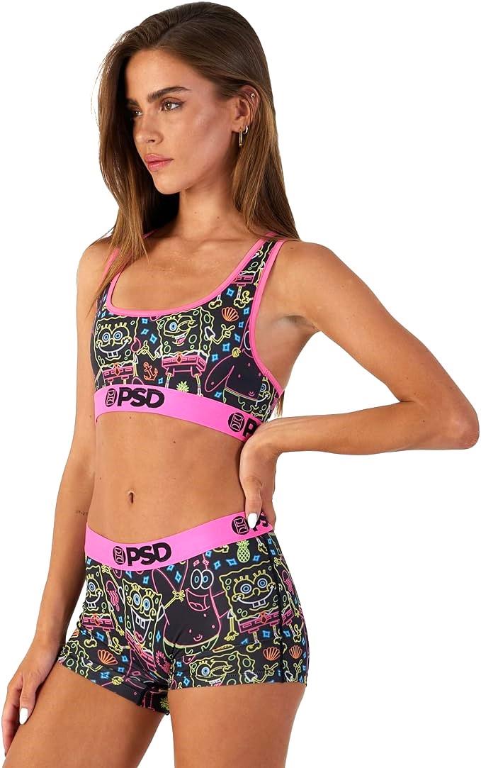 PSD Women's Neon Bffs Sports Bra Multicolor