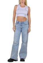 Socal Look Women’s Ribbed Knit Sleeveless Crop Tank Top