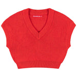Socal Look Women's Sleeveless V-Neck Crop Top in Stretchable Viscose