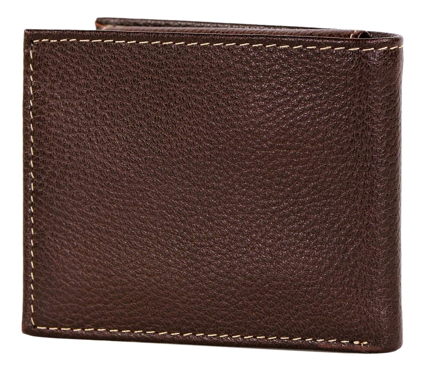 Timberland Men's Genuine Leather Bifold Passcase Wallet with Flip ID Pocket