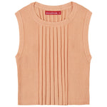 Socal Look Women’s Ribbed Knit Sleeveless Crop Tank Top
