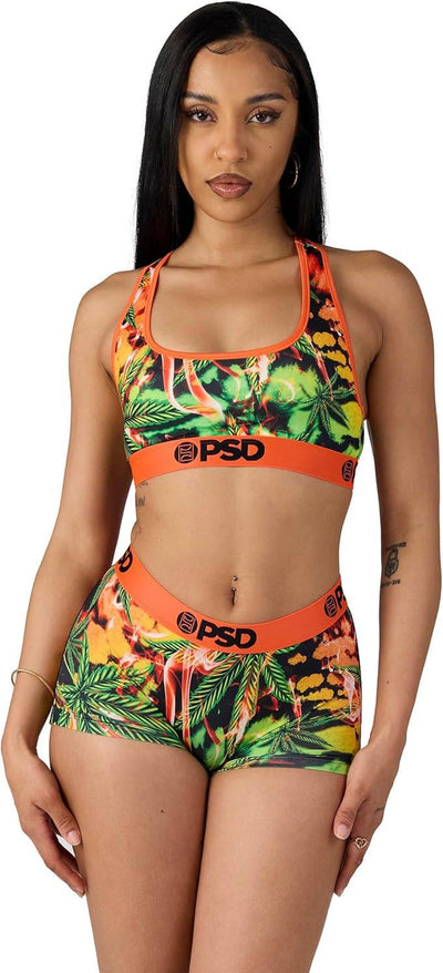 PSD Women Boy Shorts - Kush Dye Full Coverage Stretch Underwear