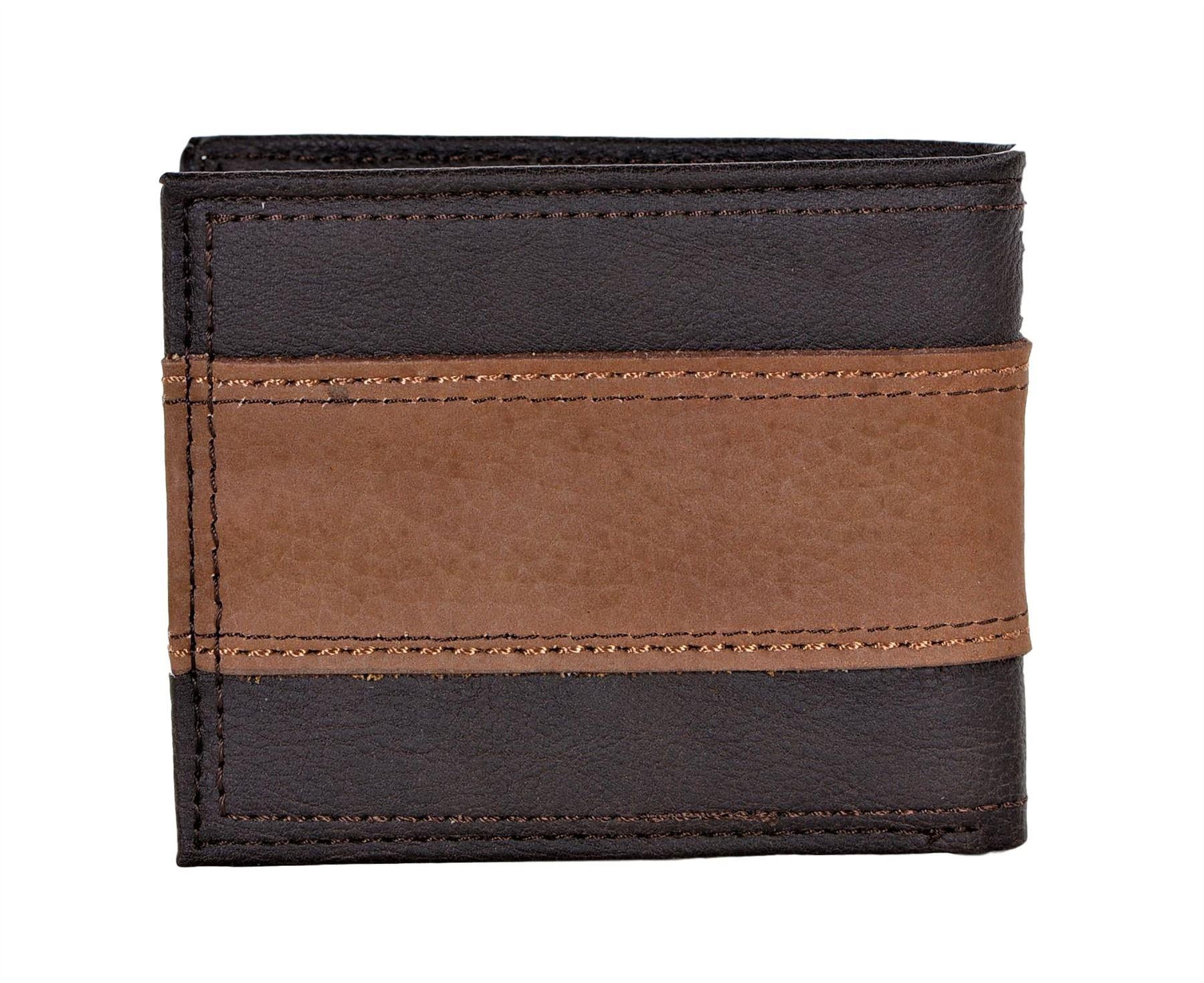 Levi's Men's RFID Bifold Leather Wallet Slim Classic Billfold