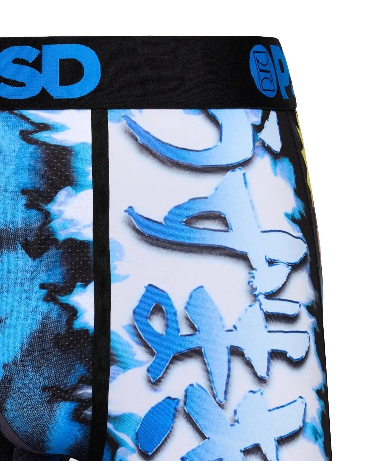 PSD Men's Naruto Cloud Boxer Briefs Multi Color