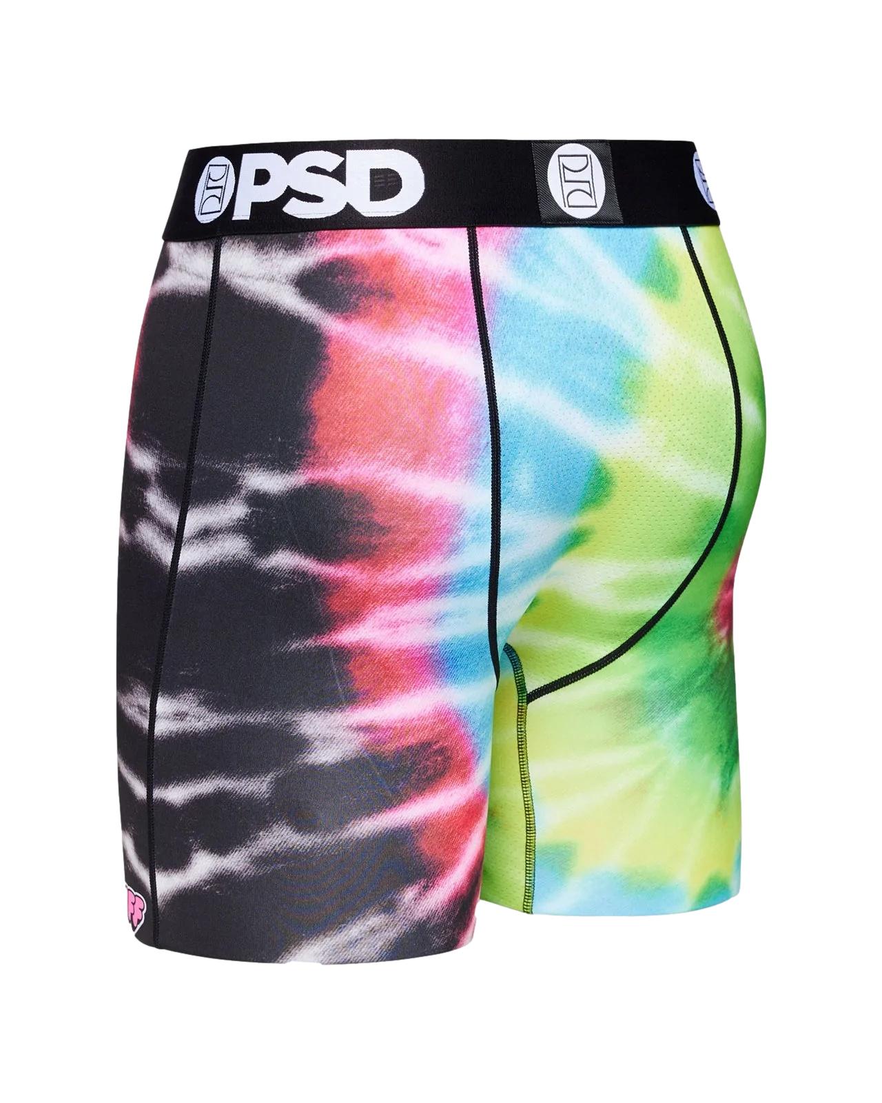 PSD Underwear Men's Powerpuff Tie Dye Boxer Brief Multi