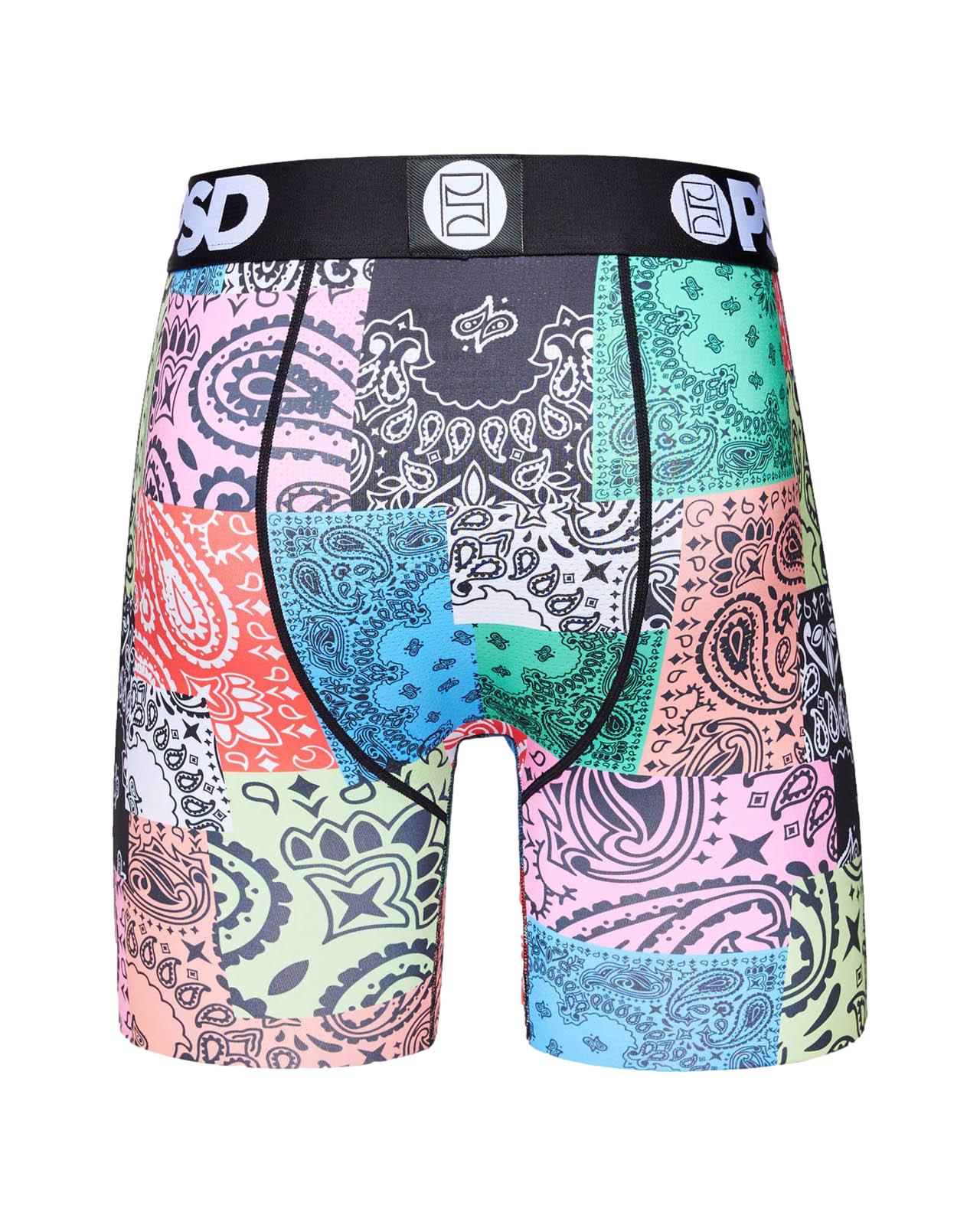 PSD Underwear Men's Patch Me Up Boxer Brief Multi