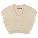 Socal Look Women's Sleeveless V-Neck Crop Top in Stretchable Viscose