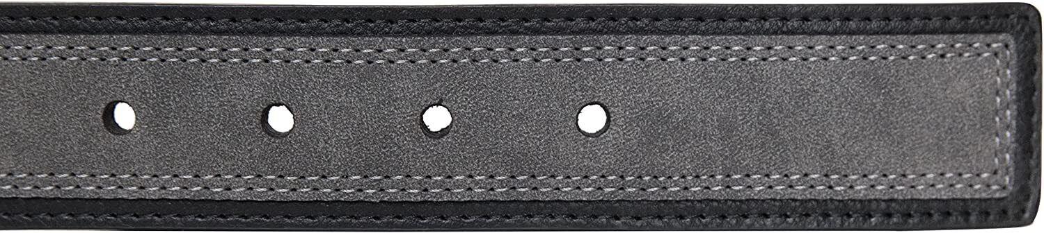 Nautica Men's Casual Overlay Leather Belt