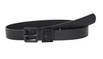 Marc Ecko Men's 1.4" Wide Black Casual Belt with Roller Buckle & 1.5" Keeper