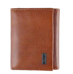 Levi's Men's RFID Trifold Leather Wallet -Slim Classic Billfold