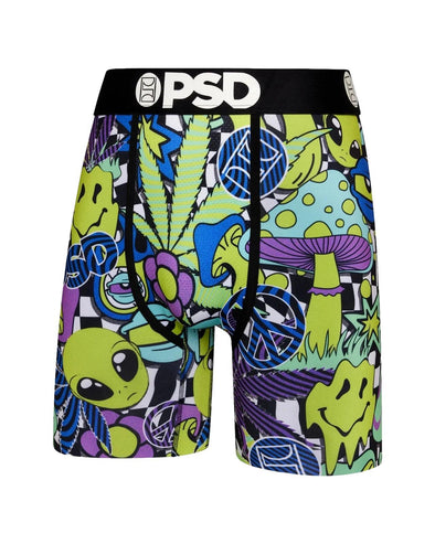 PSD Men's Psychotropic Boxer Briefs Multi Color