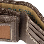 Levi's Men's RFID Bifold Leather Wallet Slim Classic Billfold