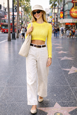 Socal Look Women's Cotton Crochet Sweater Long Sleeve Summer Casual Pullover