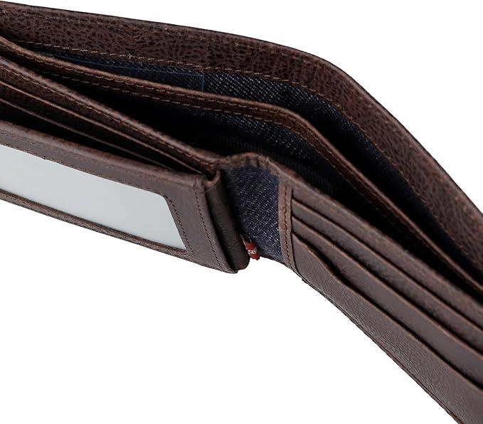 Levi's Men's RFID Bifold Leather Wallet Slim Classic Billfold