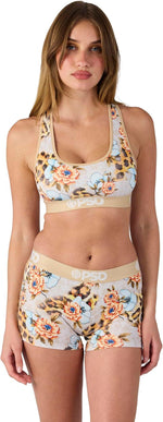 PSD Women Boy Shorts - Floral Roar Full Coverage Stretch Underwear