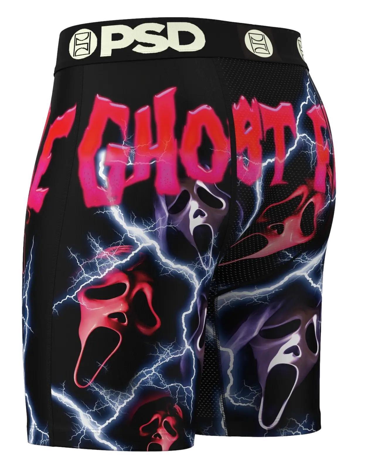PSD Men's Ghostface Hype Boxer Briefs - Breathable and Supportive Underwear