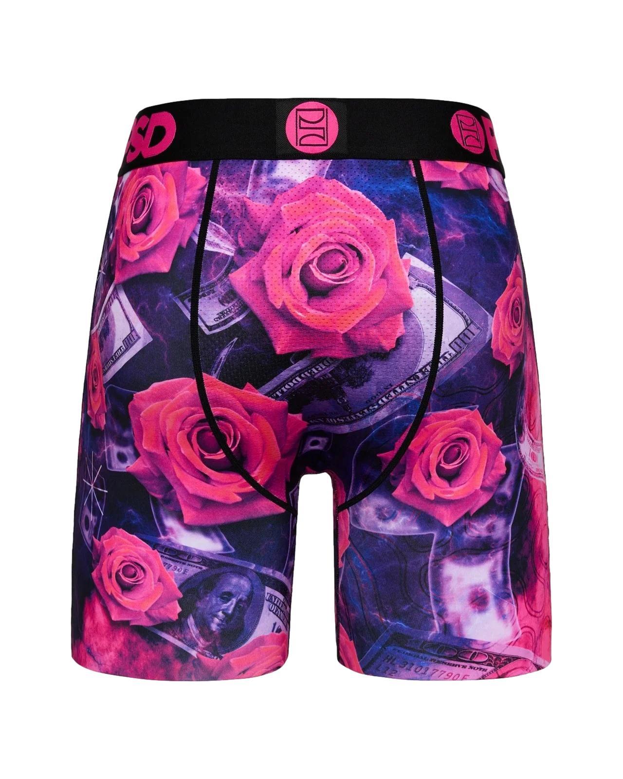 PSD Men's Space Rose Boxer Briefs Multi Color