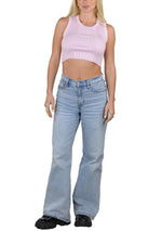 Socal Look Women’s Ribbed Knit Sleeveless Crop Tank Top